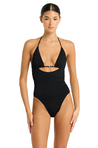 BLACK TIGER Fowler Beaded One Piece Swimsuit