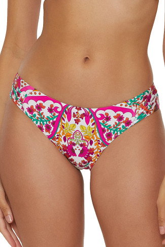 MULTI Hawaiian Garden Hipster Bikini Bottom