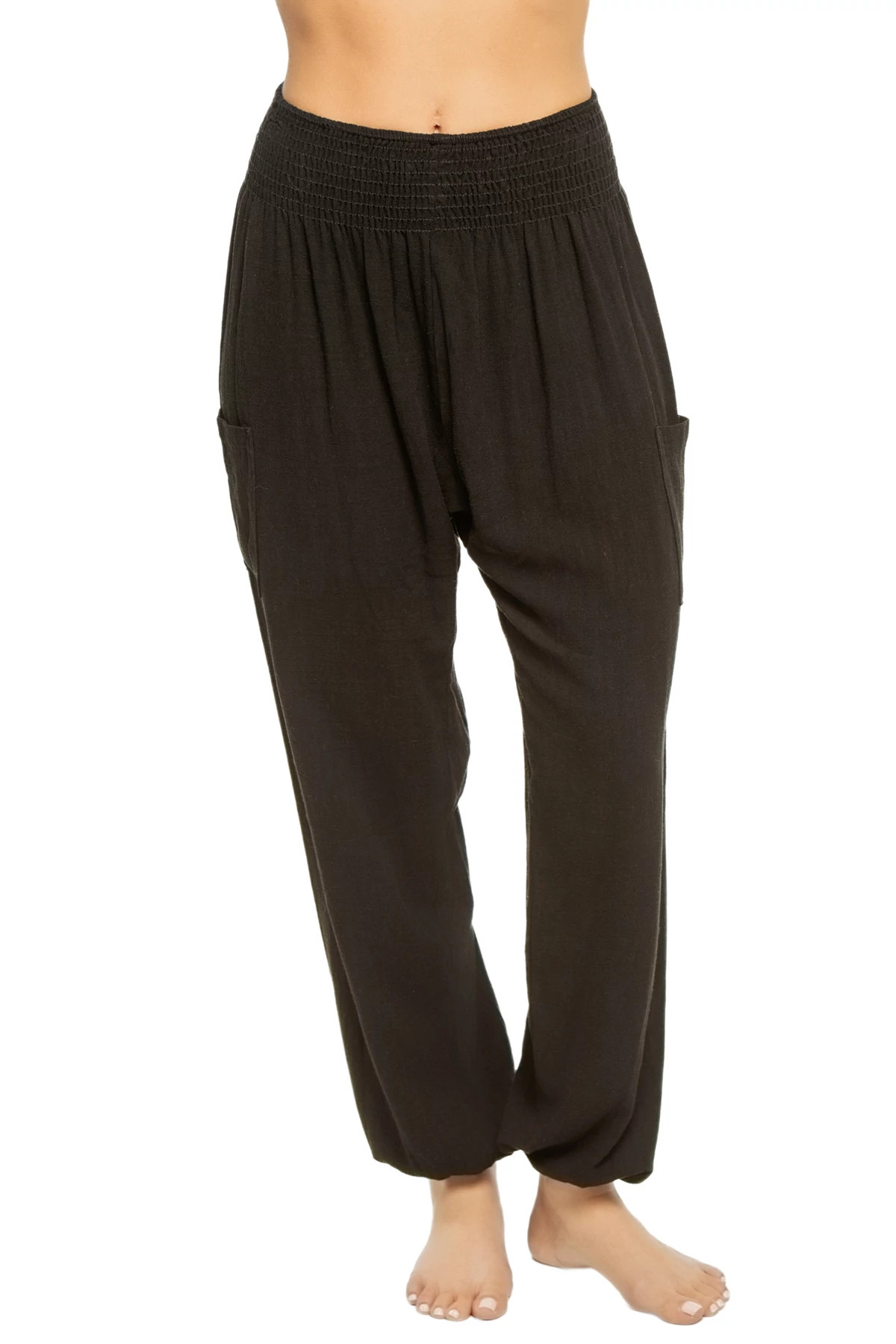 BLACK Cargo Beach Pants image number 1