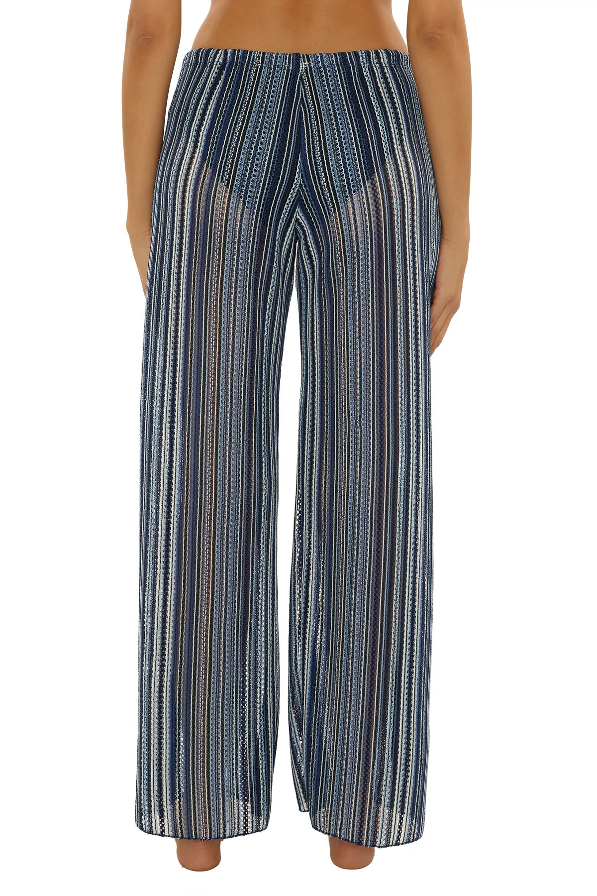 LAPIS/MULTI Seaside Split Leg Pants image number 3