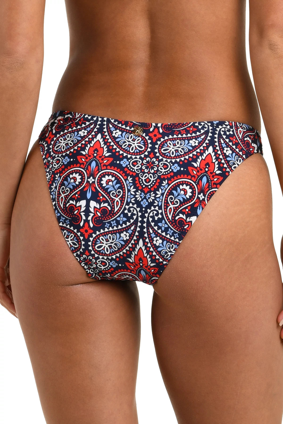 MULTI Americana Paisley Hipster Bikini Bottom image number 2