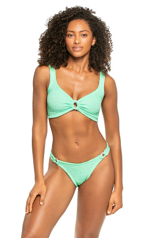 METALLIC MINT Julia Two Piece Bikini Set