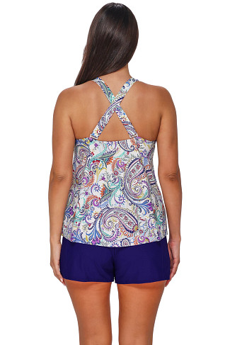 TIDE POOL TWIST Sadie Tankini Top
