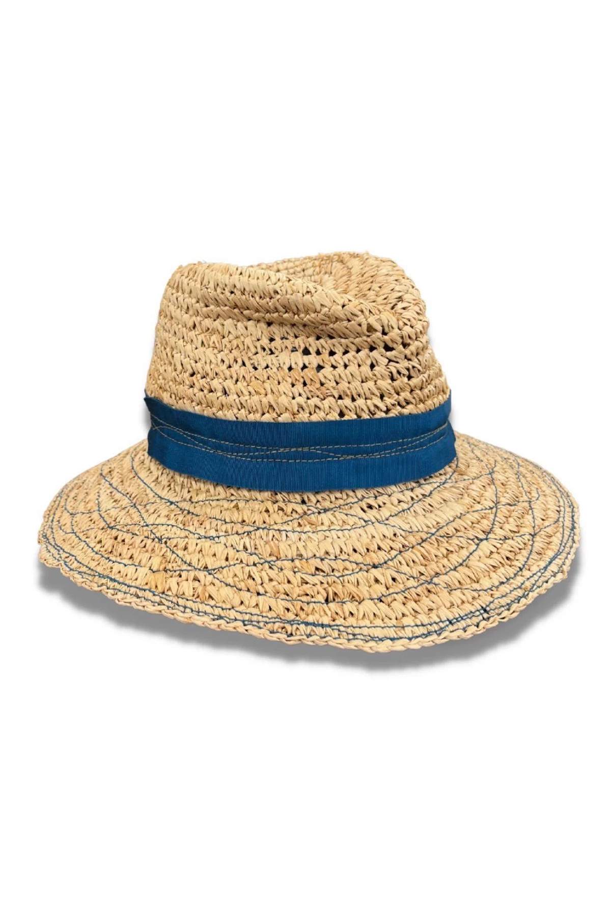 TEAL/CAMEL Shady Tarboush Hat image number 1