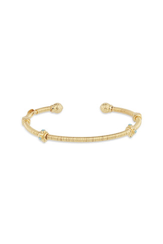 801 GOLD Gold Zanzifull Bangle