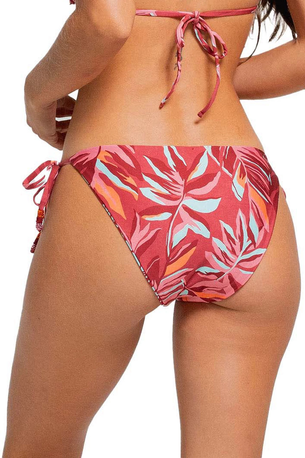 MULTI Reversible Tie Side Hipster Bikini Bottom image number 3