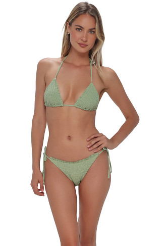 ALOE LUREX Kali Triangle Bikini Top