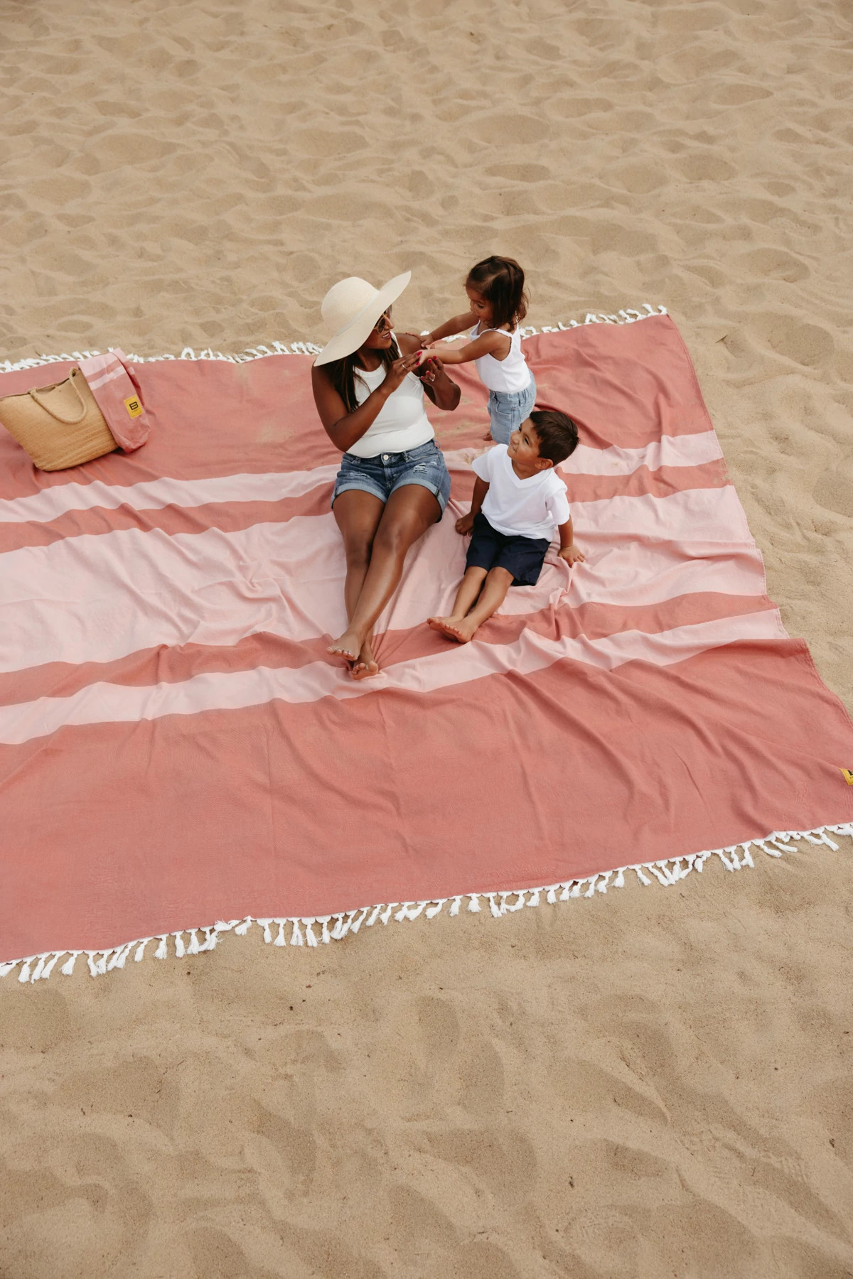 WATERMELON STRIPES Beachy Blanket image number 4