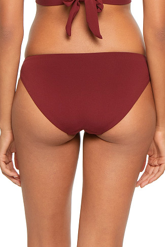 BLACK CHERRY Aubrey Tie Side Hipster Bikini Bottom