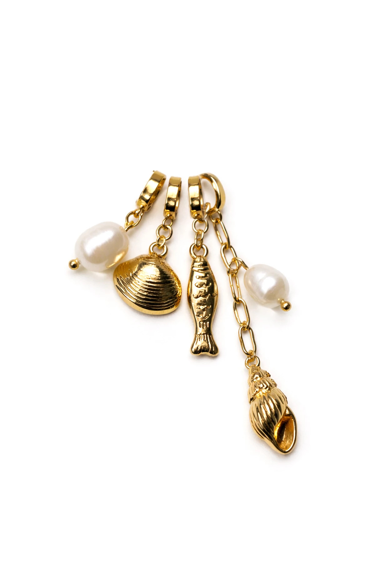 GOLD Sea Life Bikini Charms image number 1