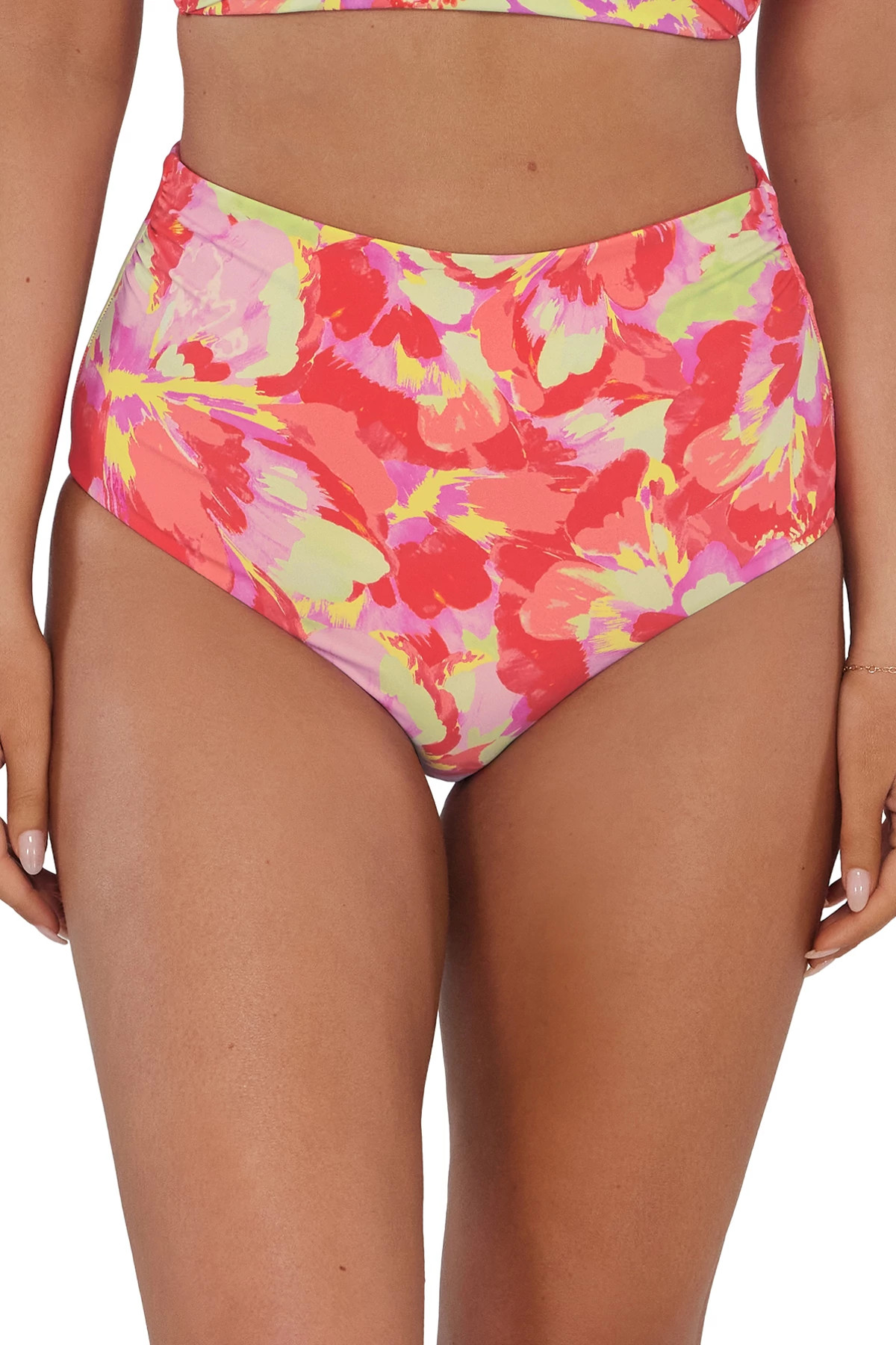 BUTTERFLY BEACH Capri High Waist Bikini Bottom image number 1