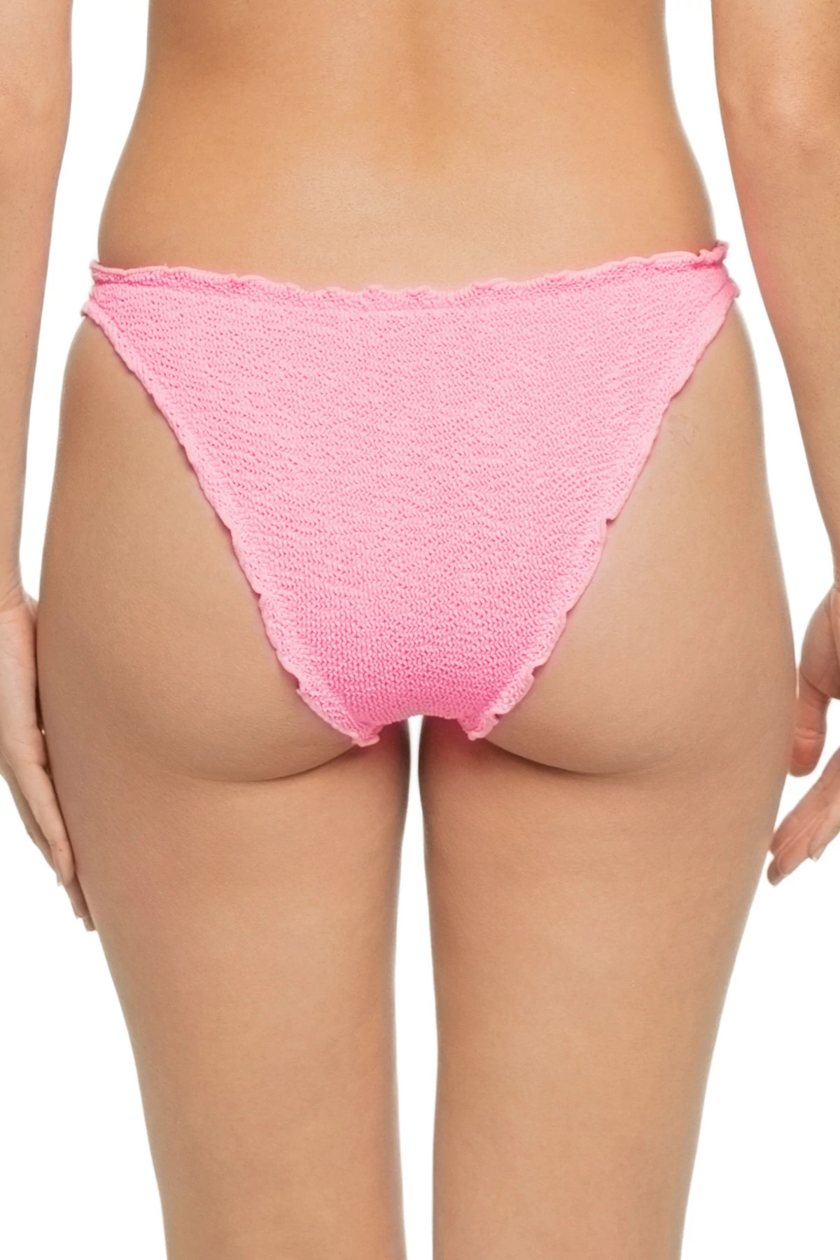 STRAWBERRY PINK Bermuda Hipster Bikini Bottom image number 2