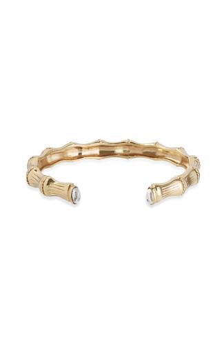 230 WHITE Bambou Bangle Bracelet