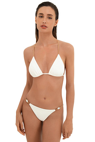 FIRENZE WHITE Ney Triangle Bikini Top