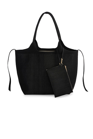 BLACK Robbie Tote
