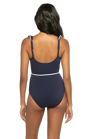 MARE NAVY Ruffle One Piece Swimsuit