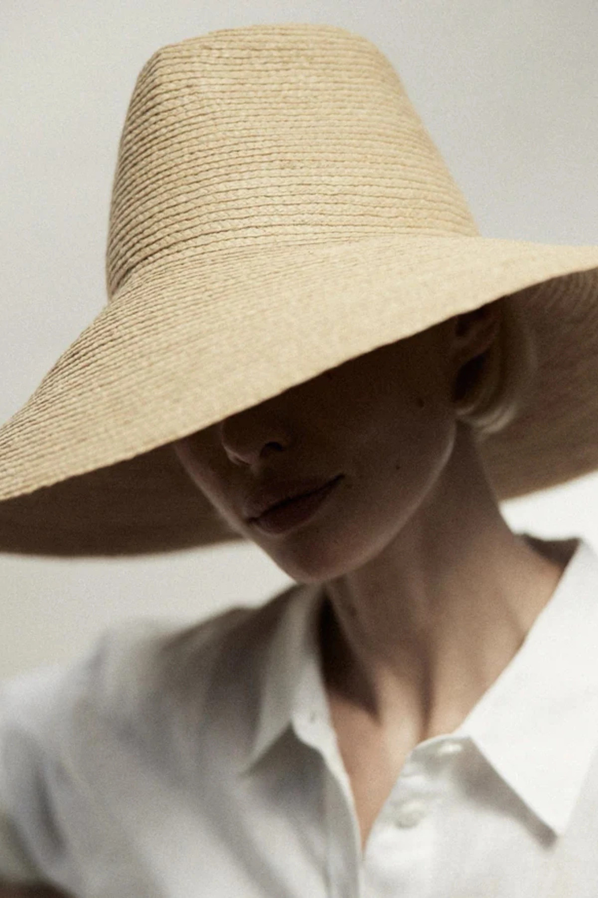 NATURAL Tinsley Raffia Wide Brim Hat image number 3