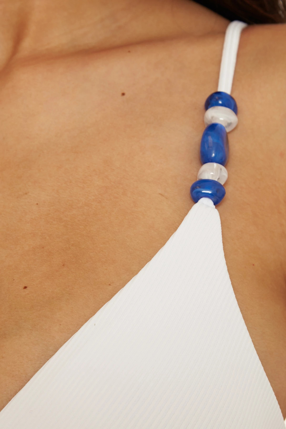 WHITE Mira Bralette Bikini Top image number 5