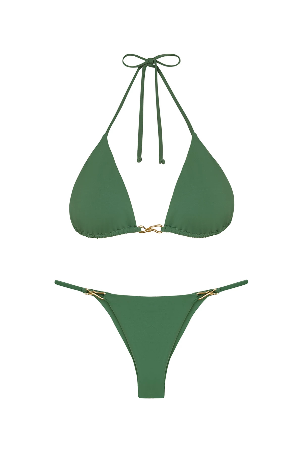 ASPEN Sienna Triangle Bikini Top image number 3