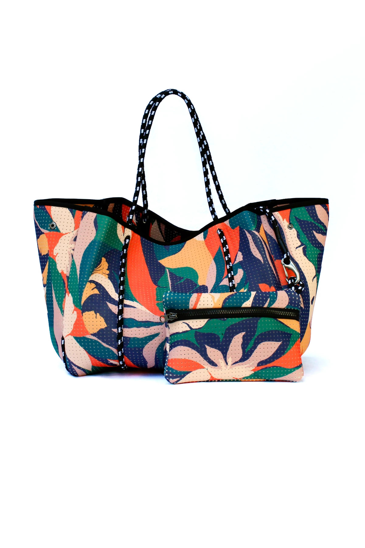 NAVY MULTI Everyday Jungle Tote image number 2