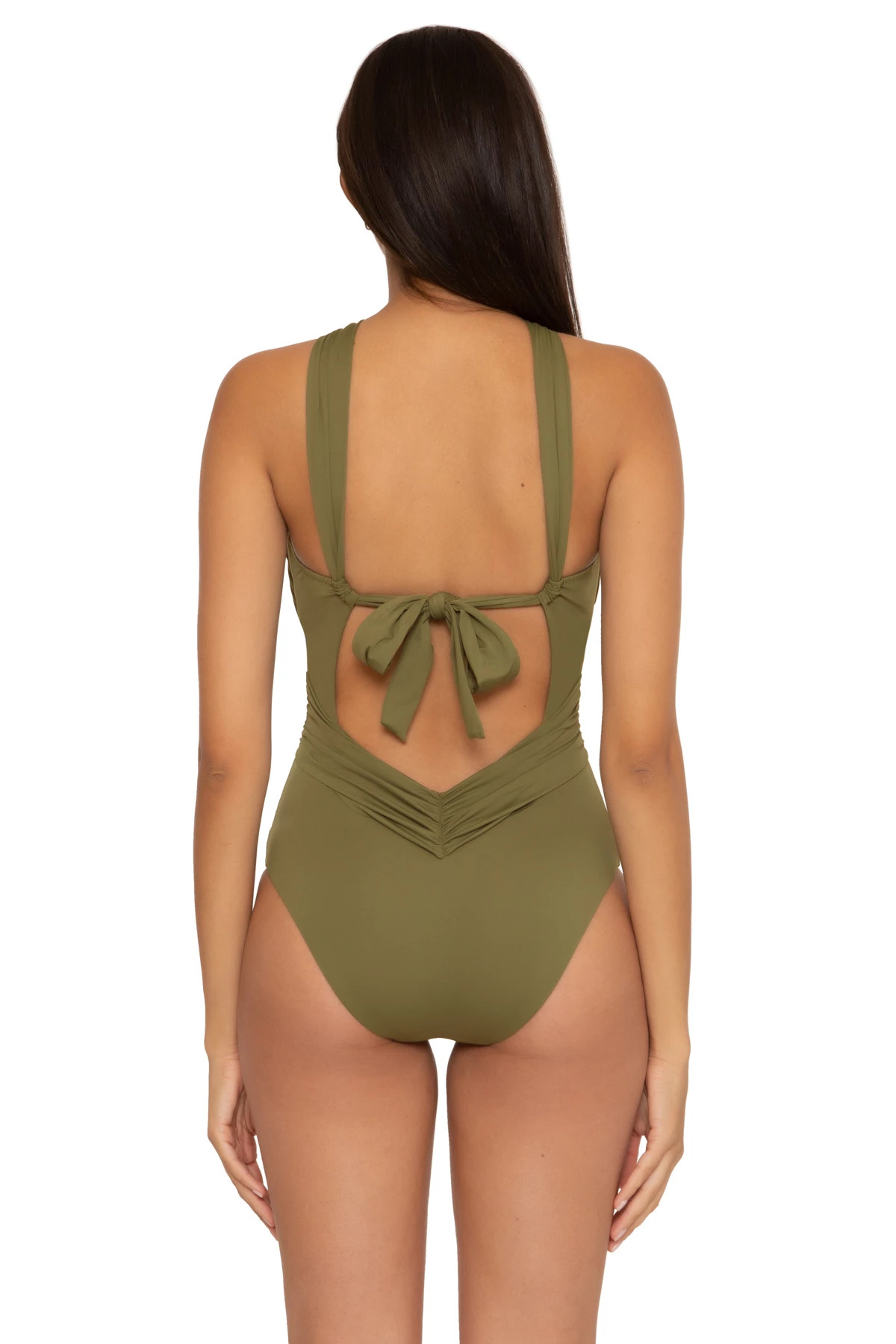 SEAWEED Gracelyn High Neck One Piece Swimsuit image number 2