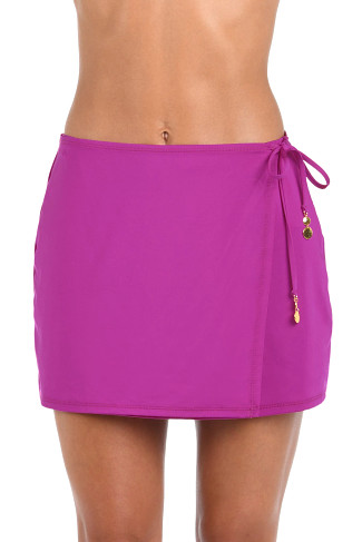 BRIGHT VIOLET Wrap Cover Skirt