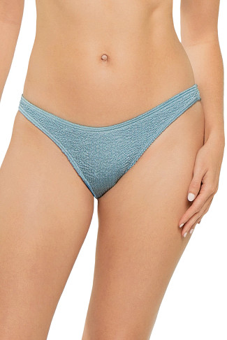 SLATE BLUE SHIMMER Sign Hipster Bikini Bottom