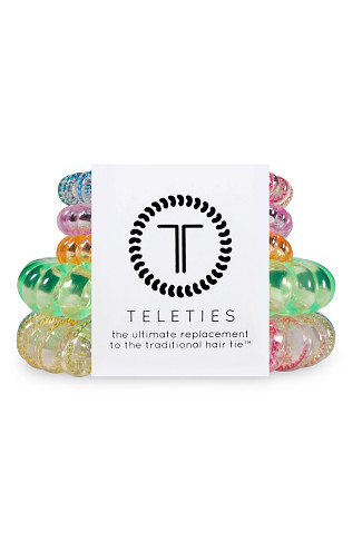 MULTI Technicolor Dream 5-Pack Hair Ties