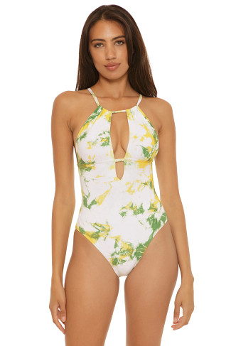 MULTI Maillot Multi Way Plunge One Piece Swimsuit