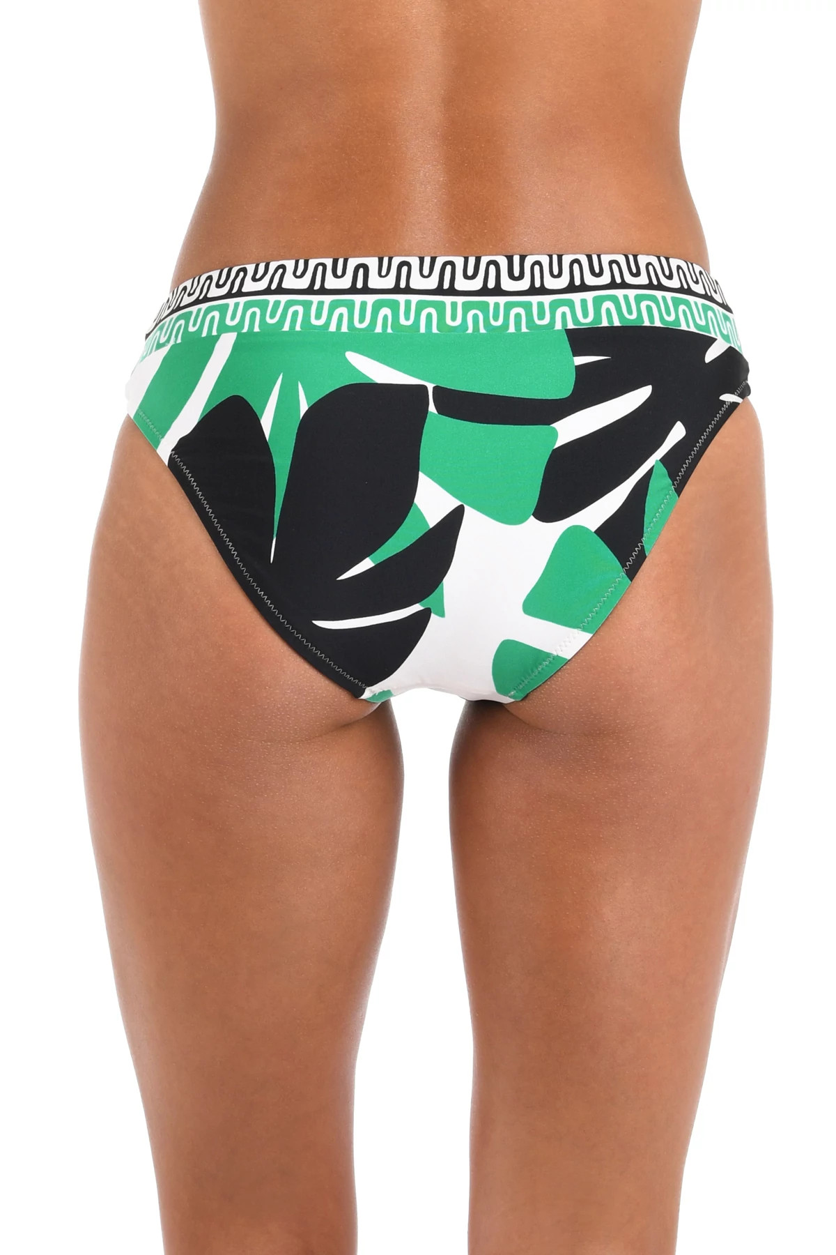 MULTI Monstera Hipster Bikini Bottom  image number 2