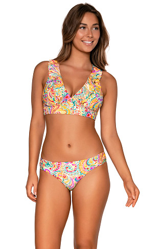 PHOENIX Willa Wireless Bralette Bikini Top (D+ Cup)