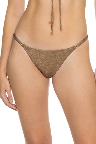 BRONZE METALLIC Moss Brazilian Bikini Bottom