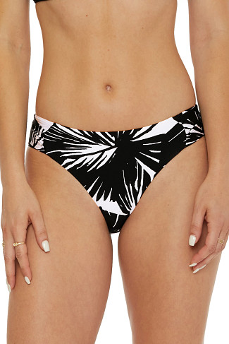 BLACK/VANILLA Tab Side Hipster Bikini Bottom