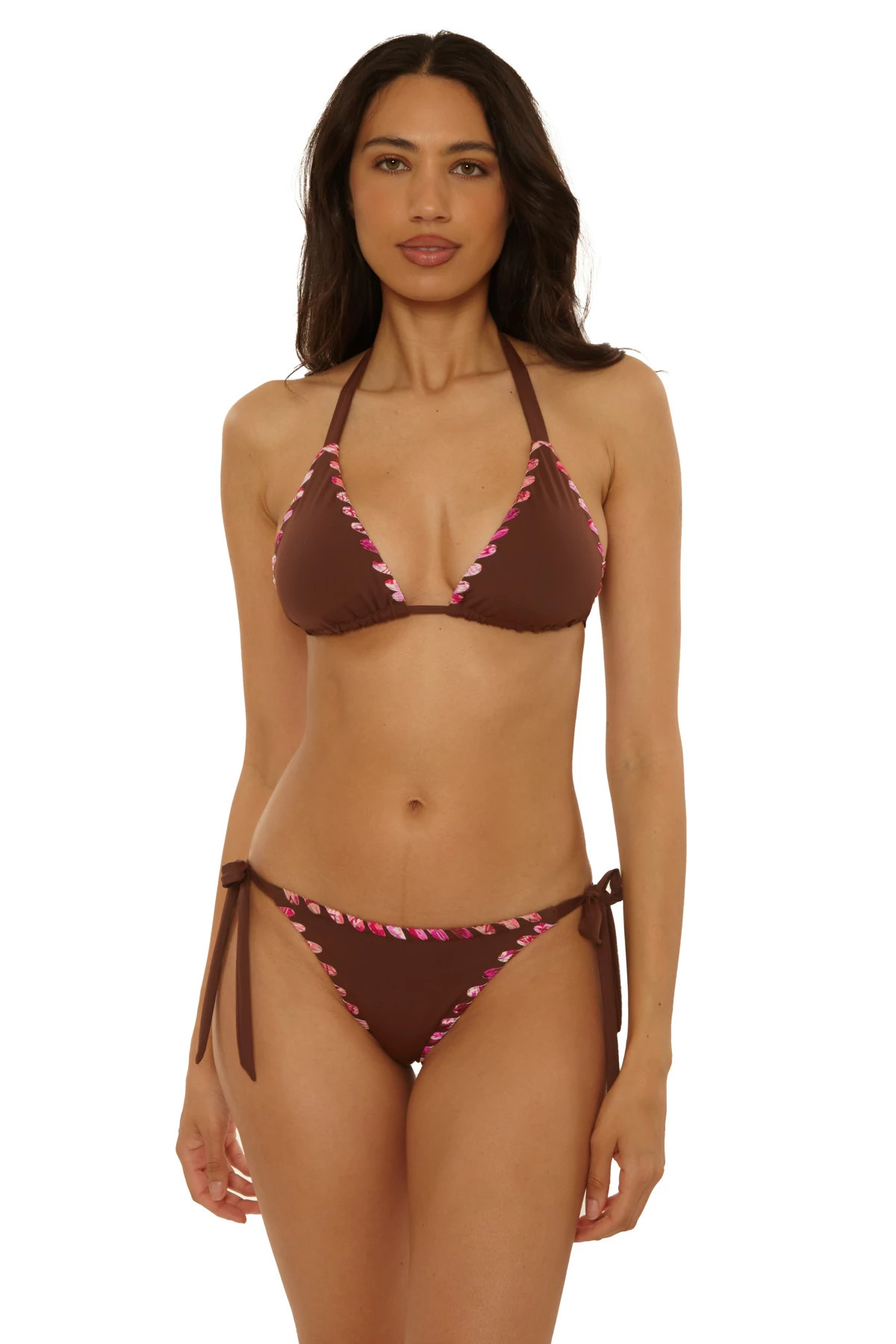 MOCHA Cheryl Triangle Bikini Top image number 1