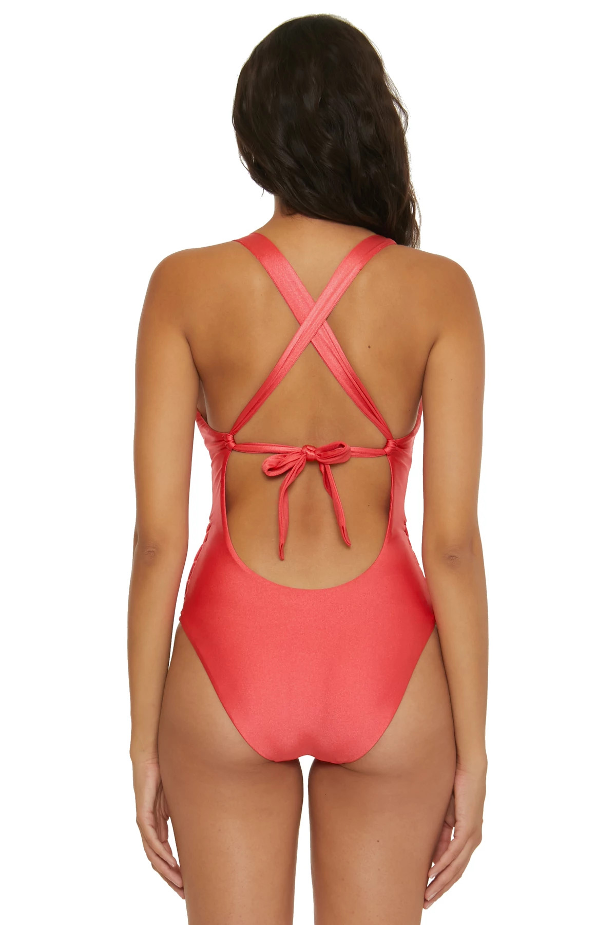 PAPRIKA Ivanna Plunge One Piece Swimsuit image number 2