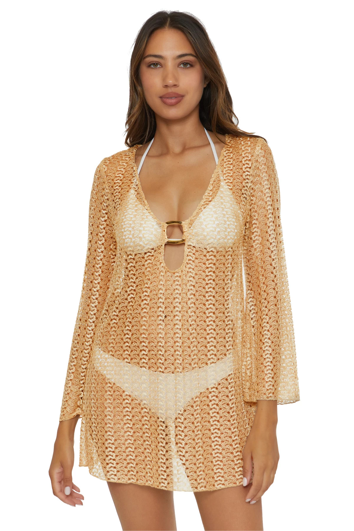 GOLD Crochet Tunic image number 1