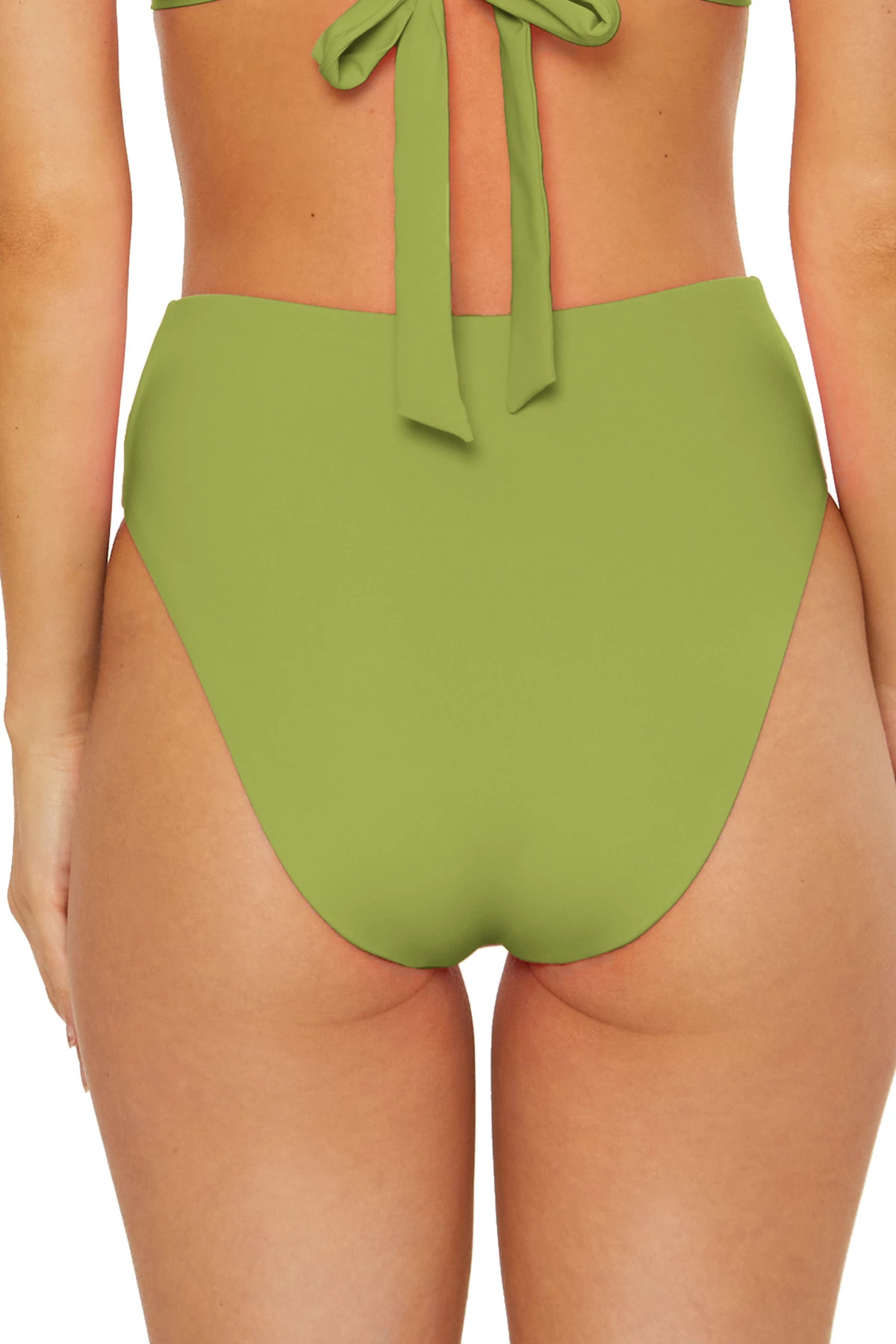 KIWI Shirred High Waist Bikini Bottom image number 2