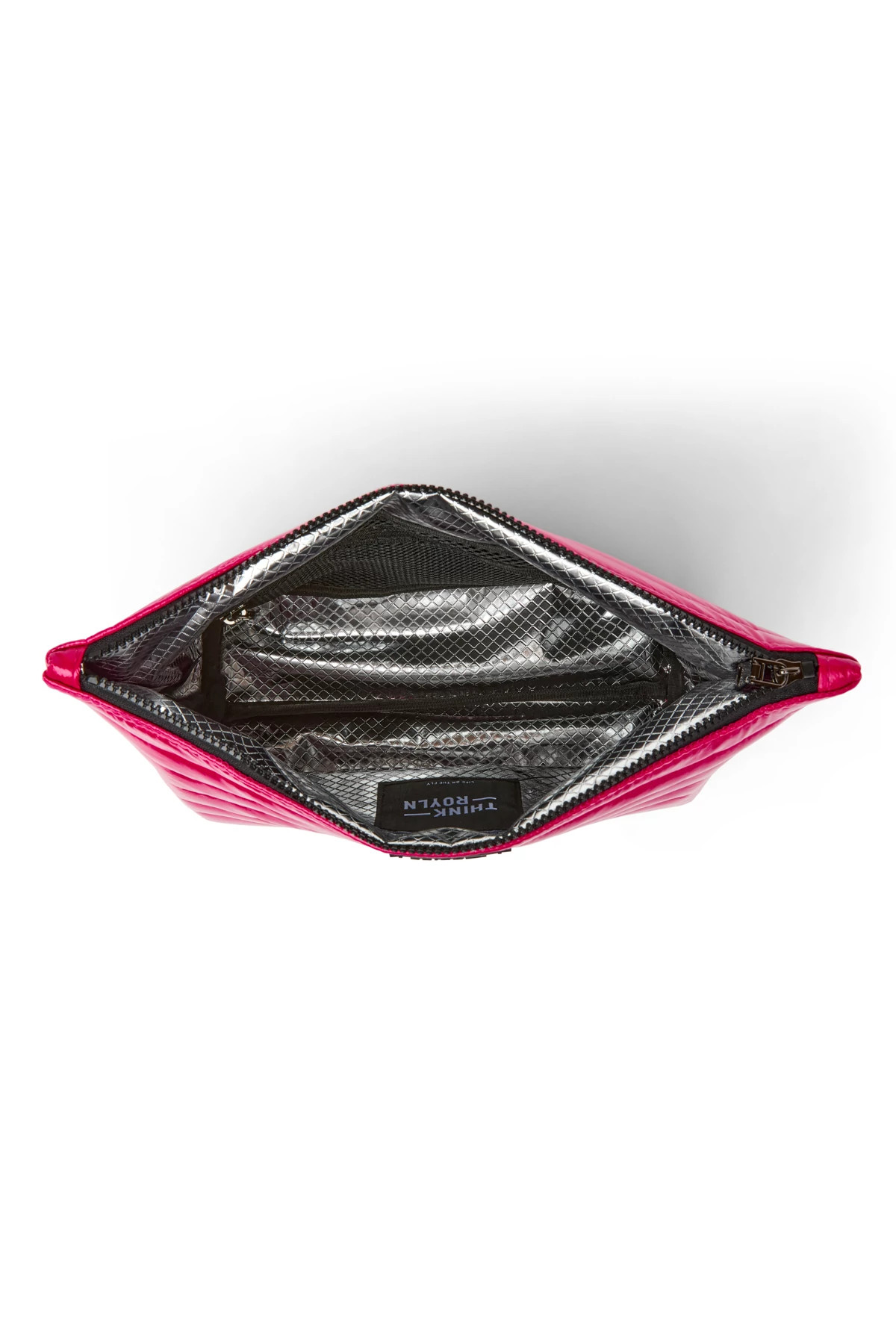 FUCHSIA/ORANGE/SILVER Travel Trio Pouch image number 3