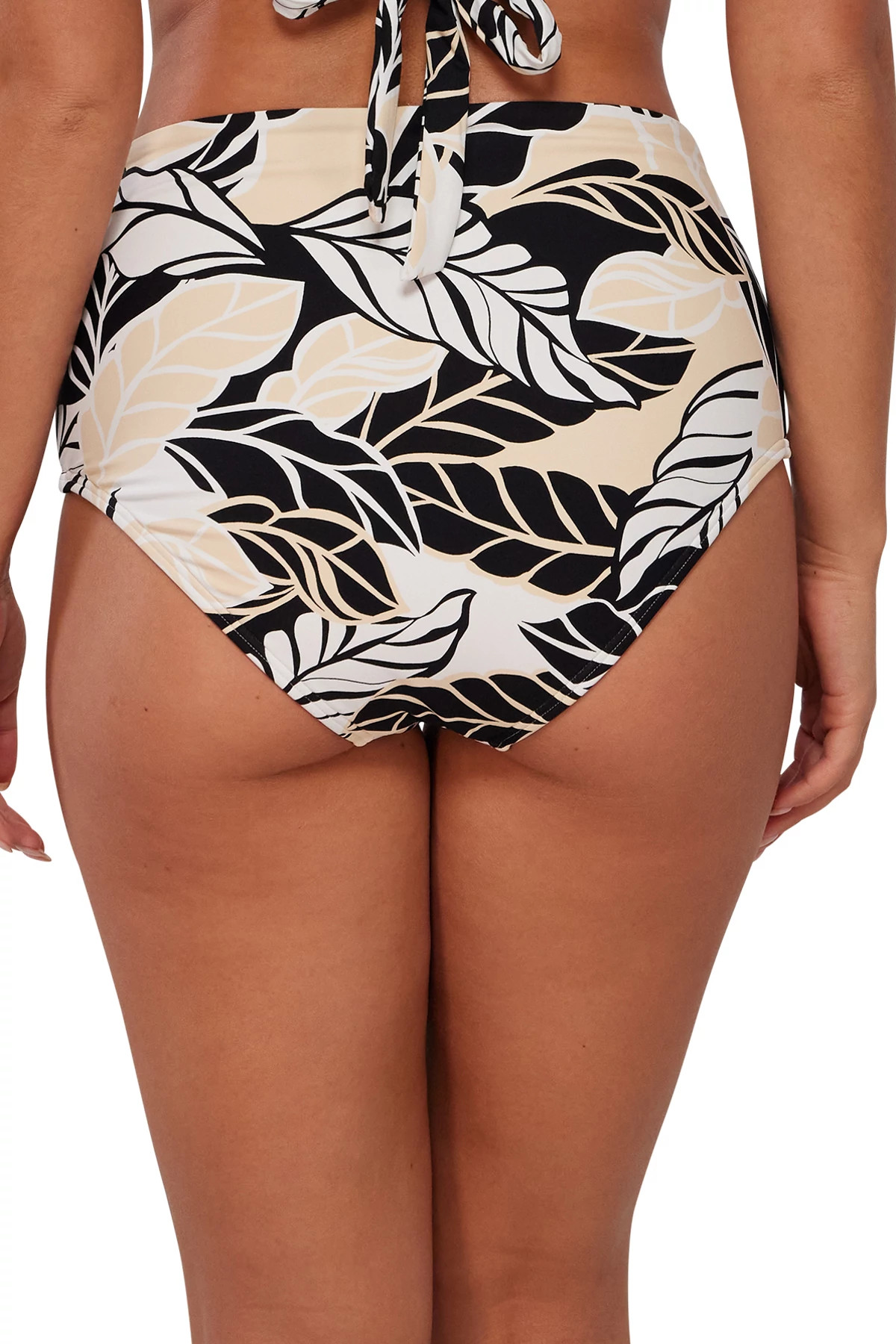 WILD WHIMSY Capri High Waist Bikini Bottom image number 4