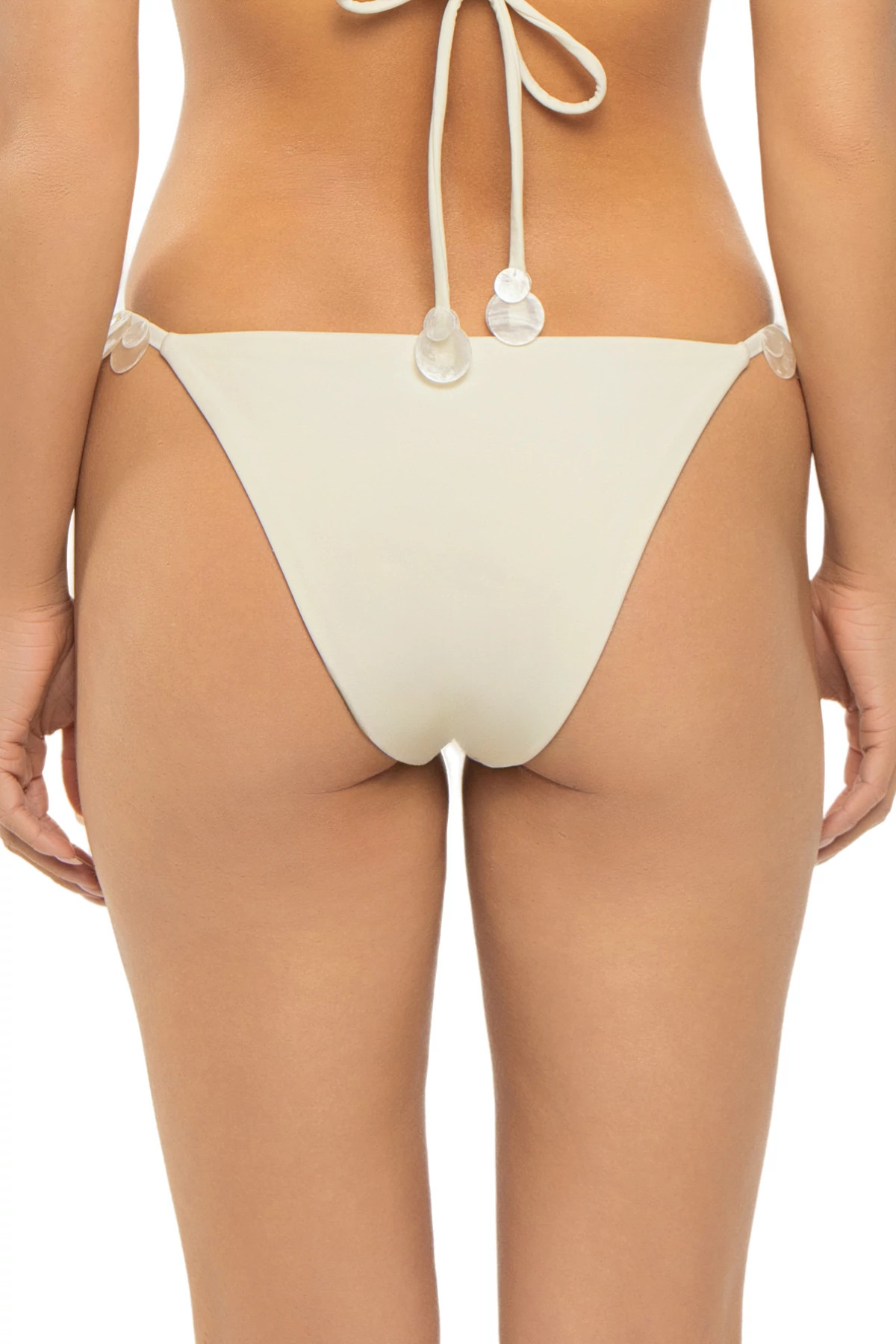 IVORY SHELL Cici Hipster Bikini Bottom image number 2