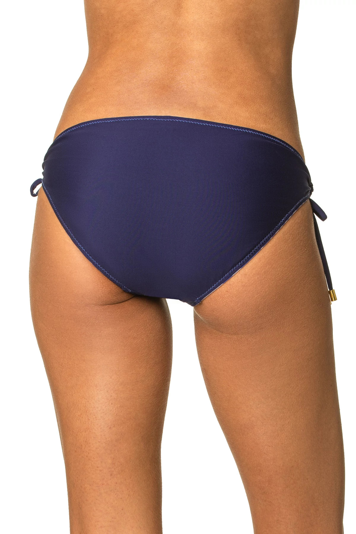 PERIWINKLE Palm Reversible Tie Side Hipster Bikini Bottom image number 4