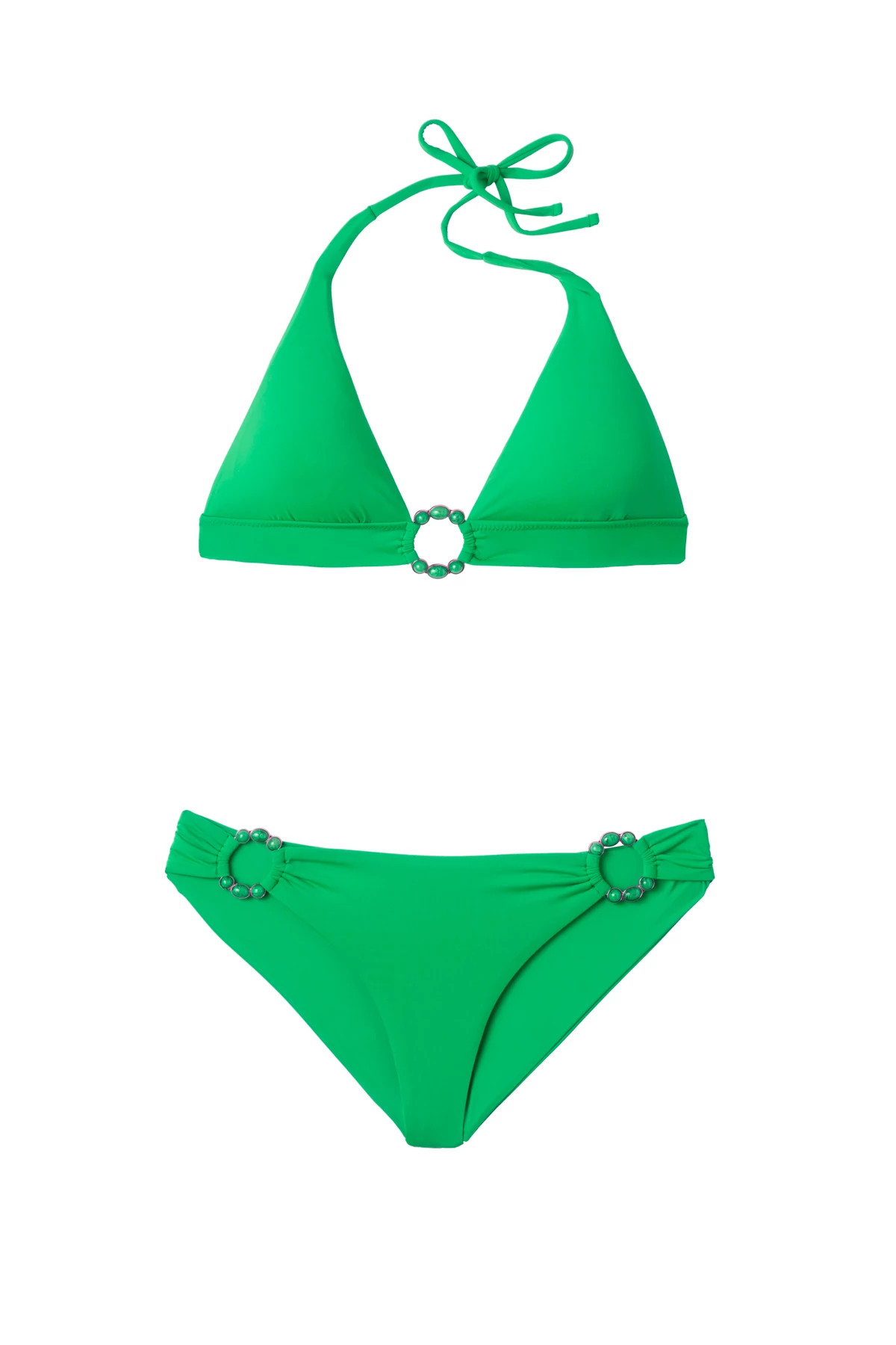 EMERALD Gracie Tab Side Hipster Bikini Bottom image number 4
