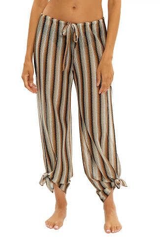 CHOCOLATE Seaside Striped Knit Cover Up Pants