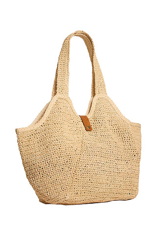 NATURAL Mirage Woven Tote