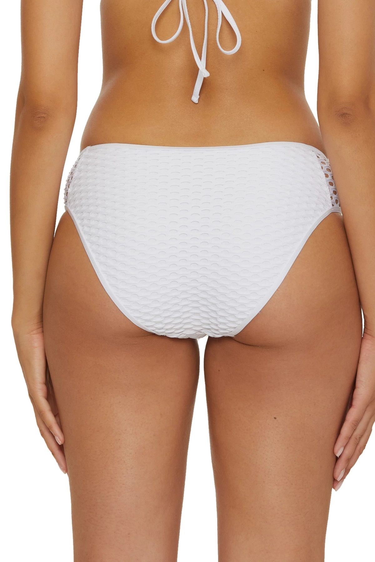 WHITE Adela Hipster Bikini Bottom image number 2