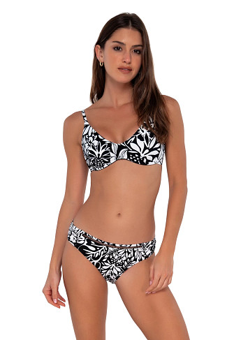 CARIBBEAN SEAGRASS TEXTURE Brooke U-Wire Bikini Top