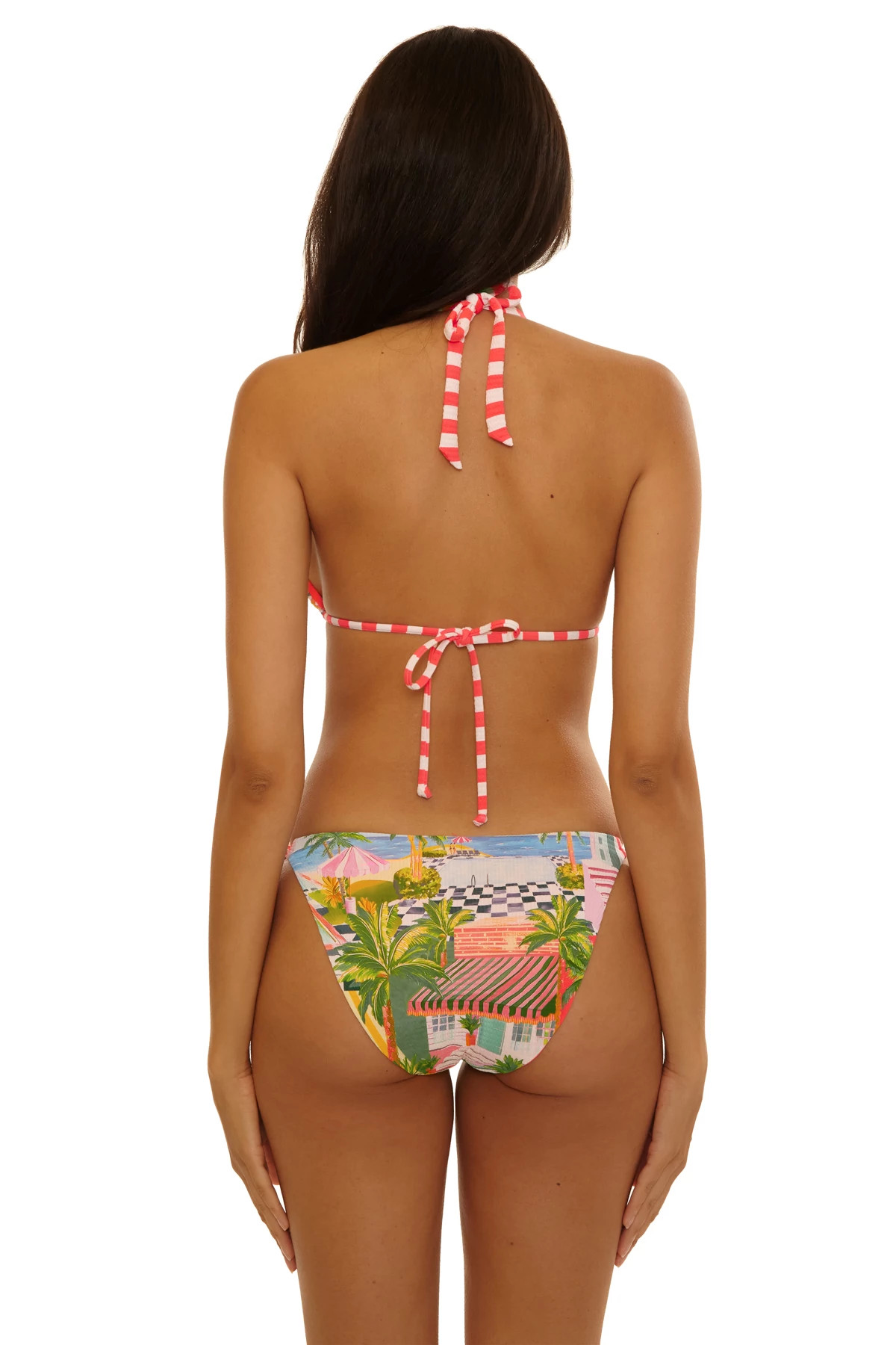 MULTI Miami Beach Reversible Halter Bikini Top image number 3