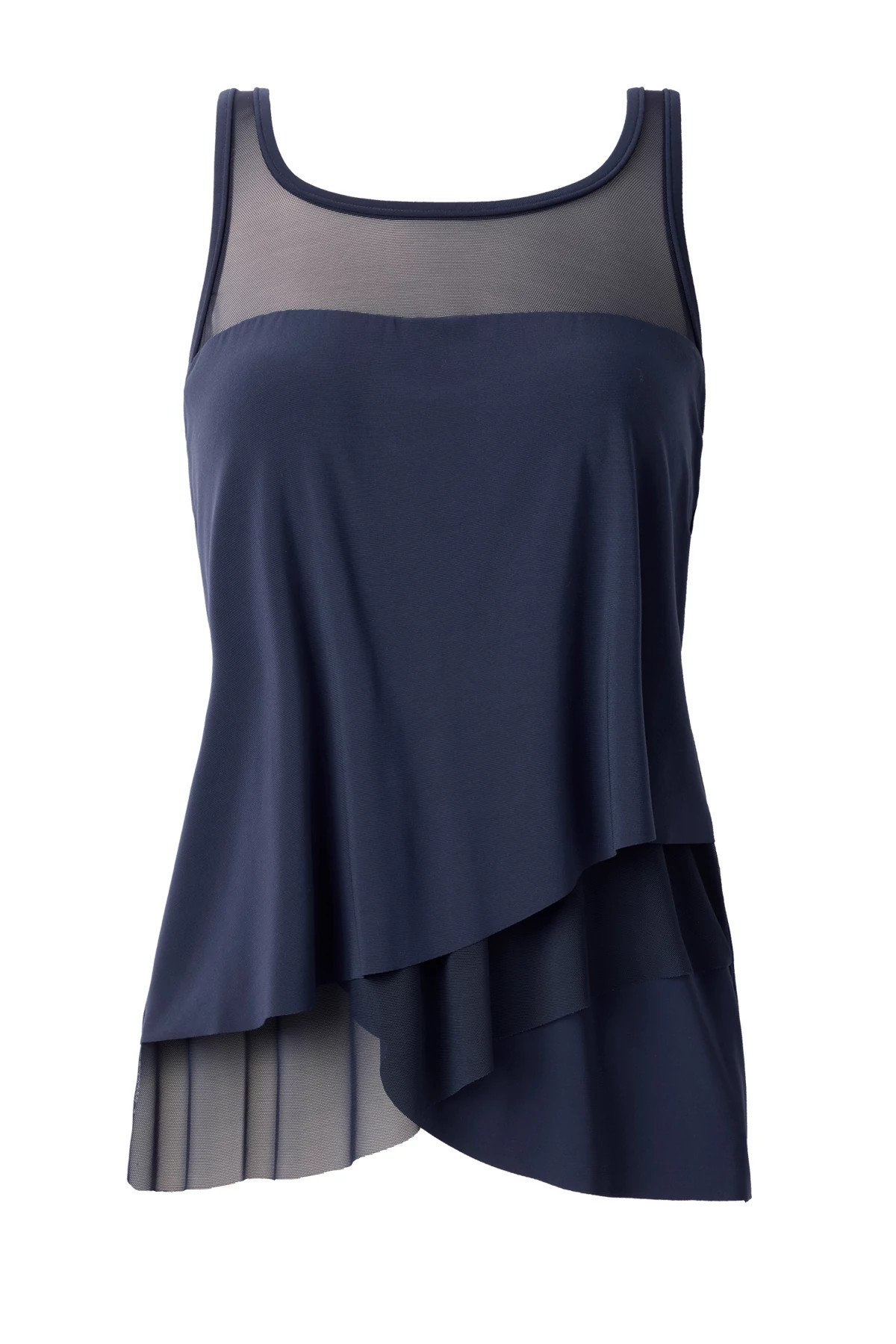 MIDNIGHT Mirage Mesh Tankini Top image number 3