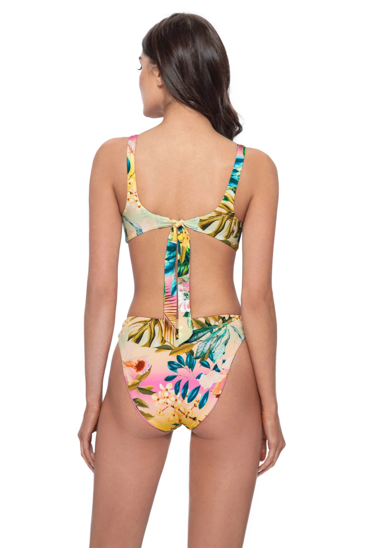 OASIS Drew Reversible Floral Bralette Bikini Top image number 3