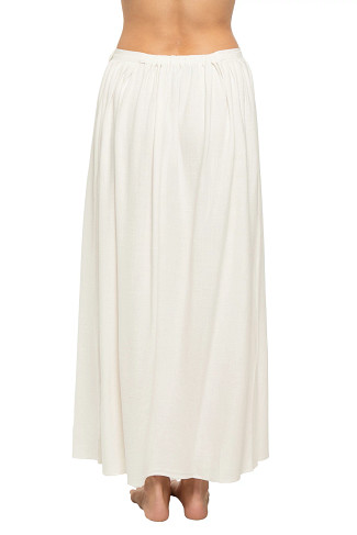 WHITE Wrap Maxi Skirt